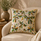 Green Colibrí Cushion Cover - Modern Mexico