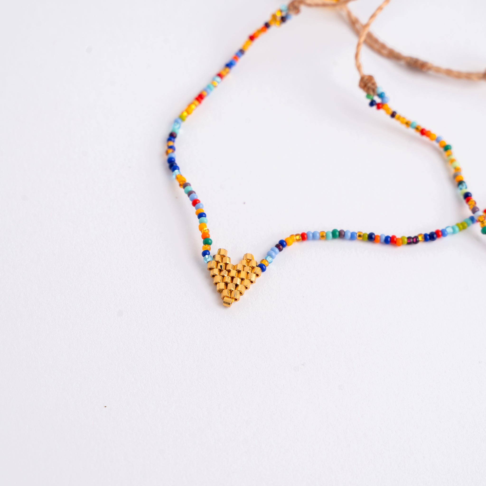Golden Heart Bracelet - Modern Mexico