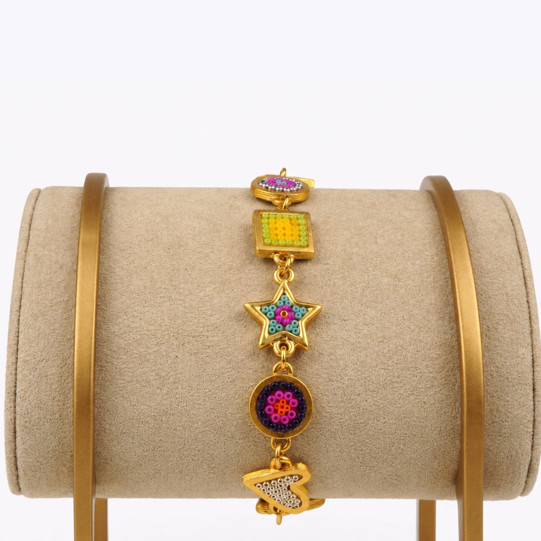 Wixárika Rainbow Bracelet - Modern Mexico