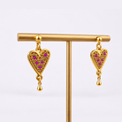 Peace Heart Earrings - Modern Mexico