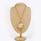 Mother-of-Pearl Leaf Necklace - Modern Mexico