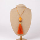 Silk Tassel Necklace - Modern Mexico
