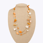 Mandarin Pearl Chain Necklace - Modern Mexico