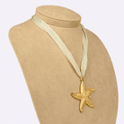 Starfish Silk Ribbon Necklace - Modern Mexico