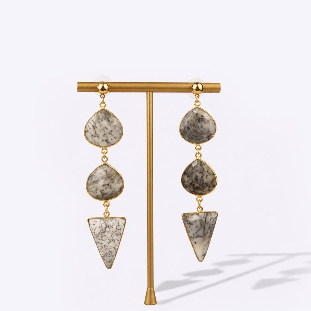 Natural Gemstone Earrings - Modern Mexico