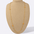 Gemstone & Pearl Long Necklace - Modern Mexico