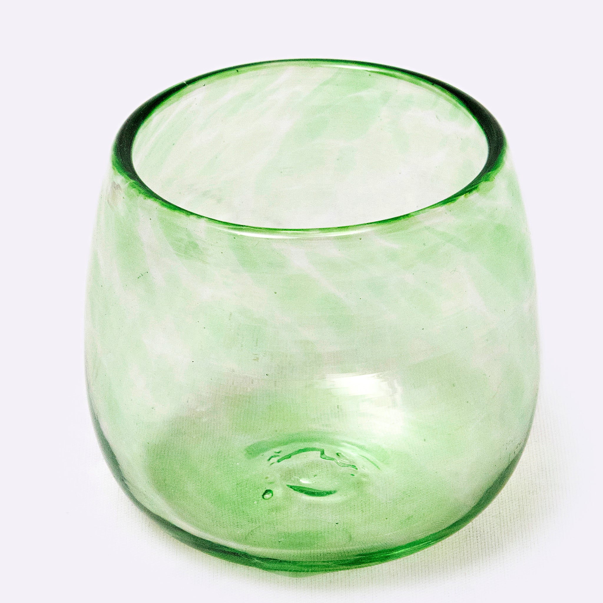 Soleado Drinkware Collection Stemless Wine Glass - Modern Mexico