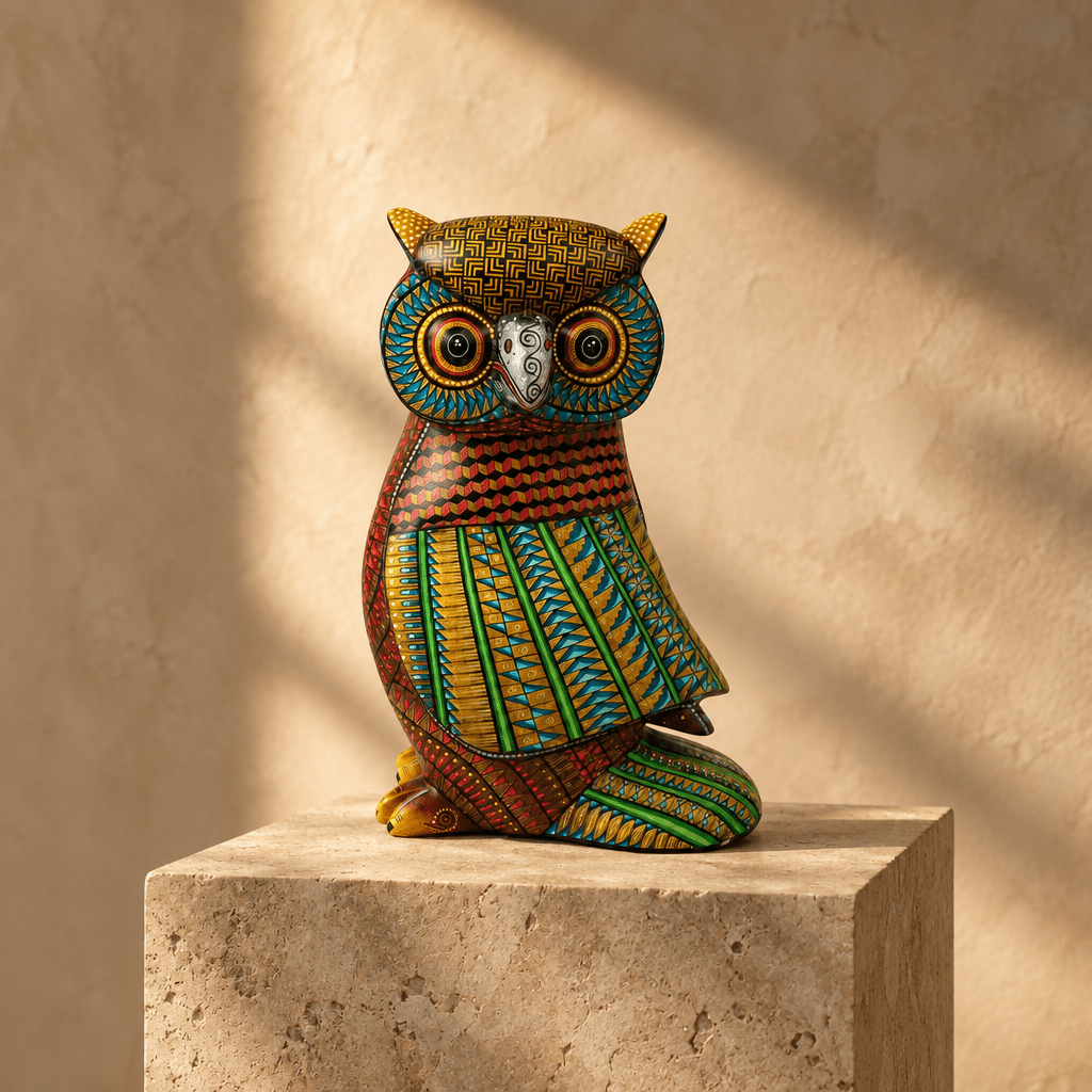 Ollin · The Movement – Owl Alebrije - Modern Mexico