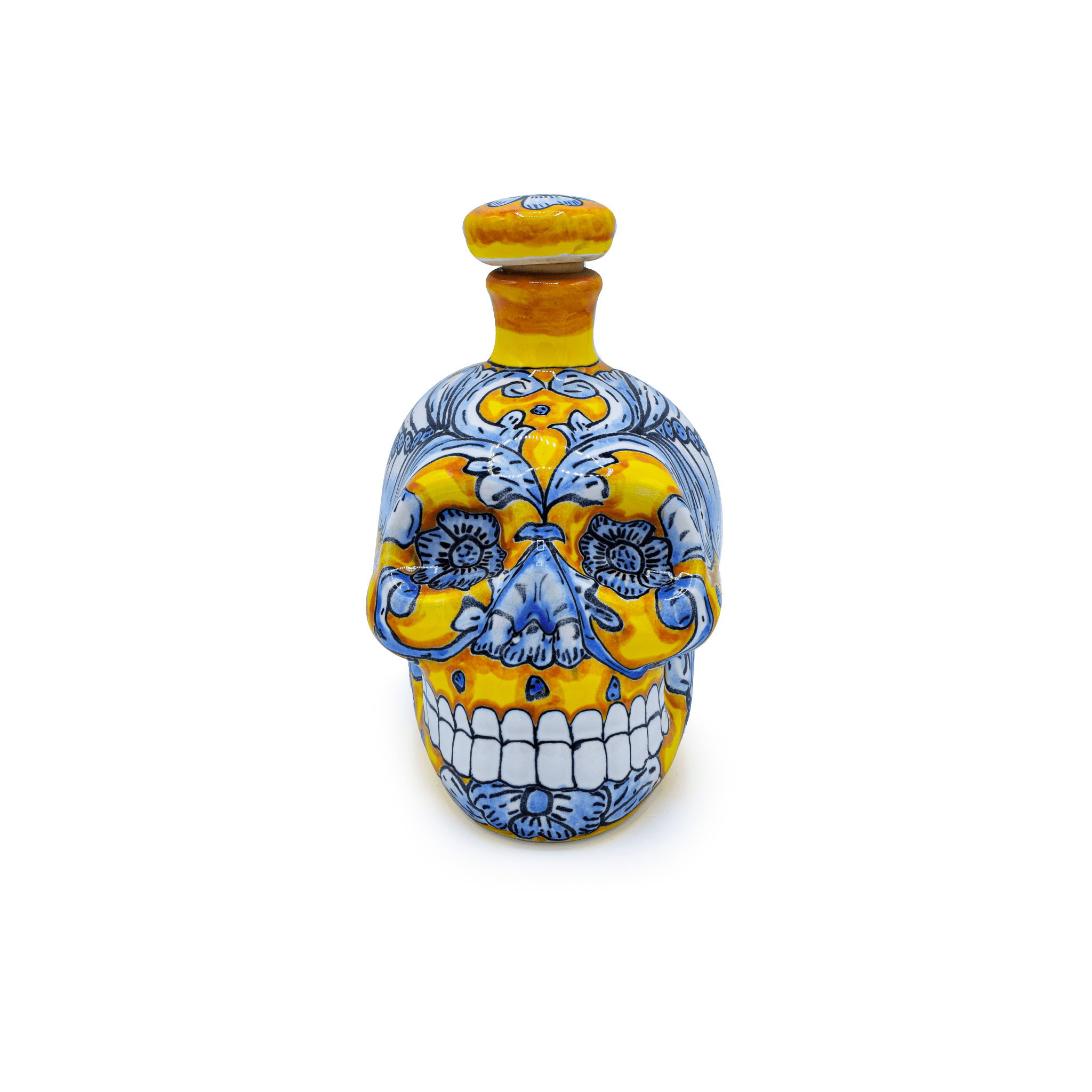Big Calavera Bottle - Modern Mexico
