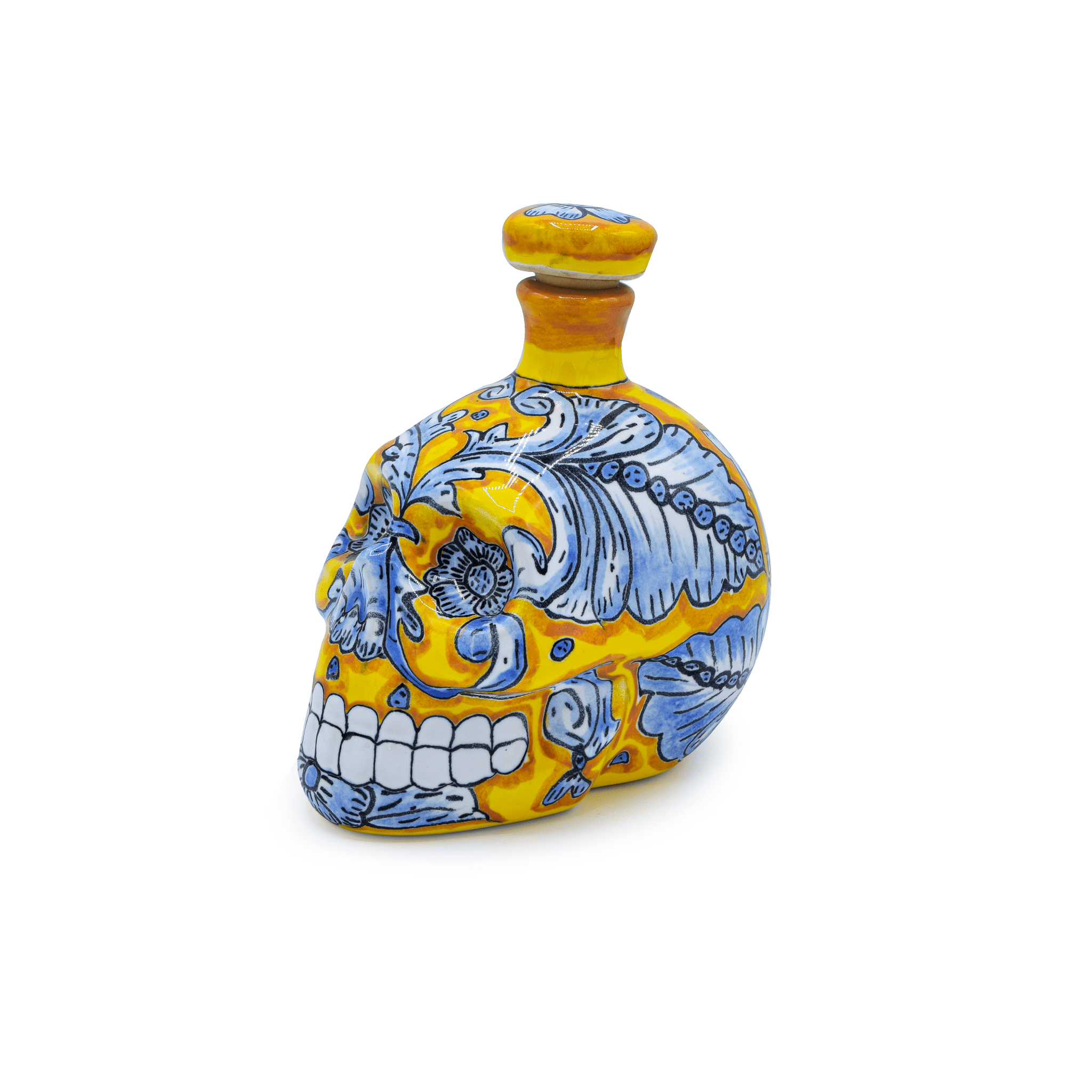 Big Calavera Bottle - Modern Mexico