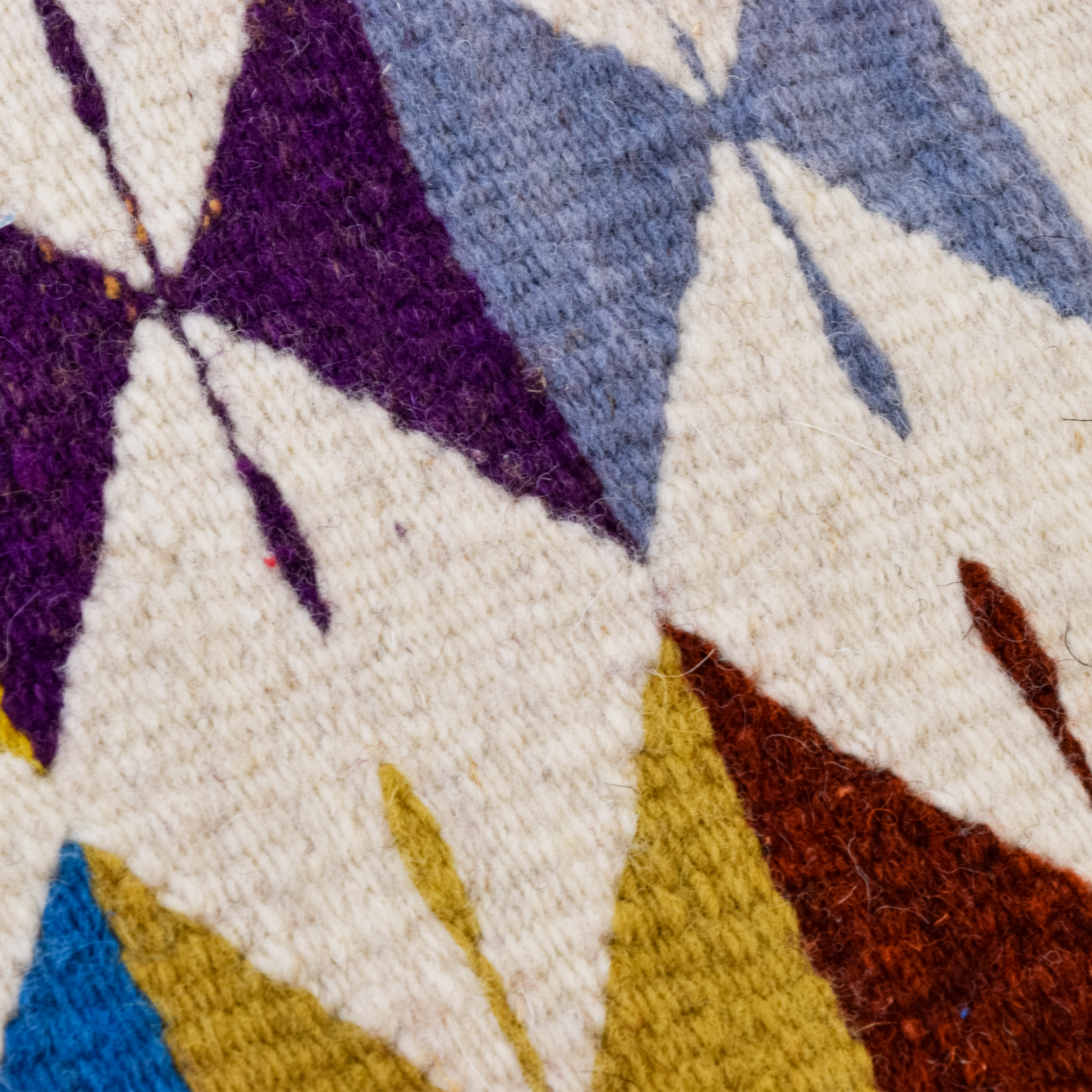 Rainbow Weave Rug - Modern Mexico