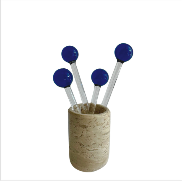 Crystal Breeze Stirrer Set - Modern Mexico