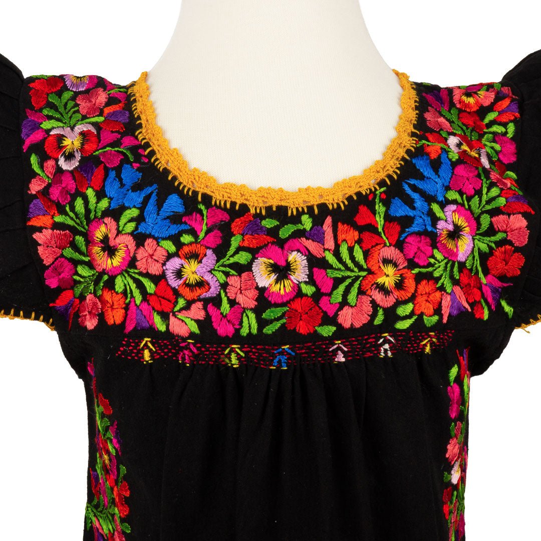 Little Fiesta Embroidered Dress - Modern Mexico