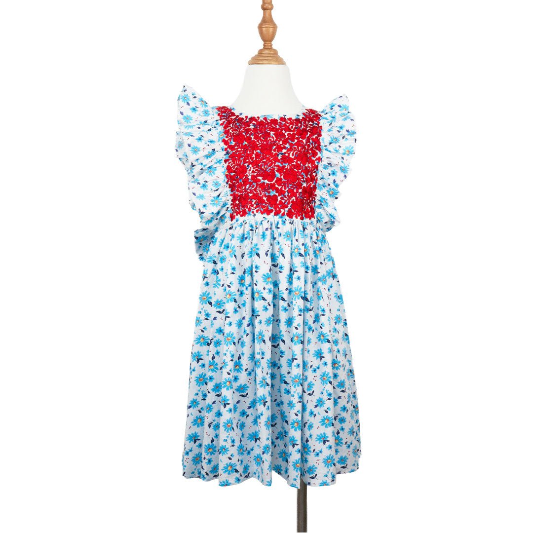 Garden Party Pinafore Dress - Modern Mexico