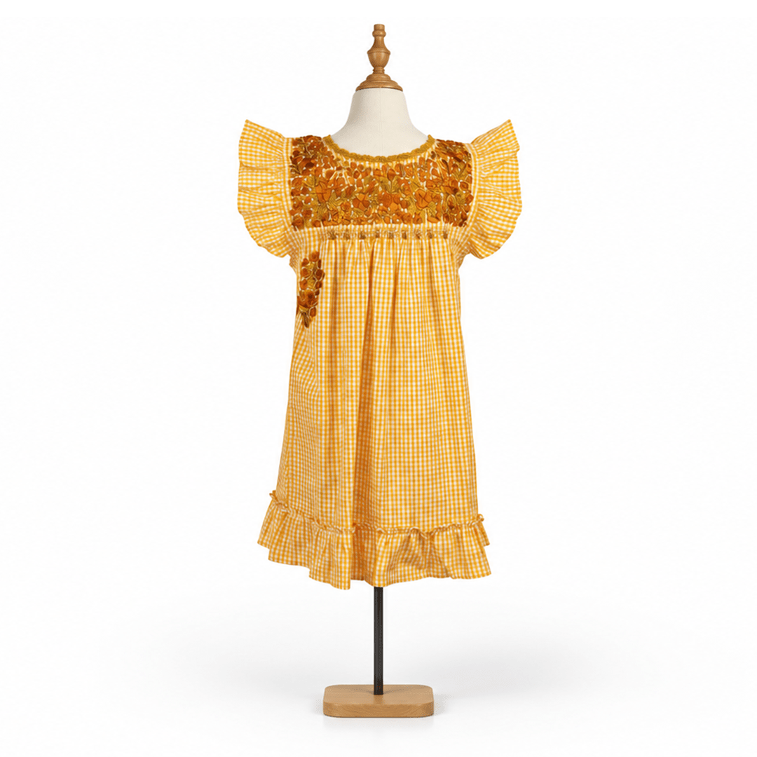 Little Fiesta Embroidered Dress - Modern Mexico