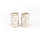 Puro Agave Talavera Set — 2 Tequila Cups - Modern Mexico