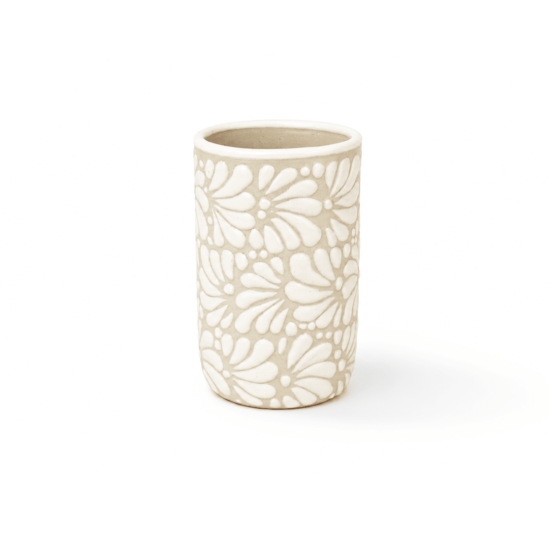 Flor de Talavera Tumbler - Modern Mexico