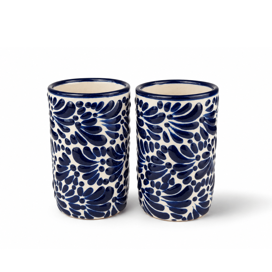 Flor de Talavera Tumbler - Modern Mexico