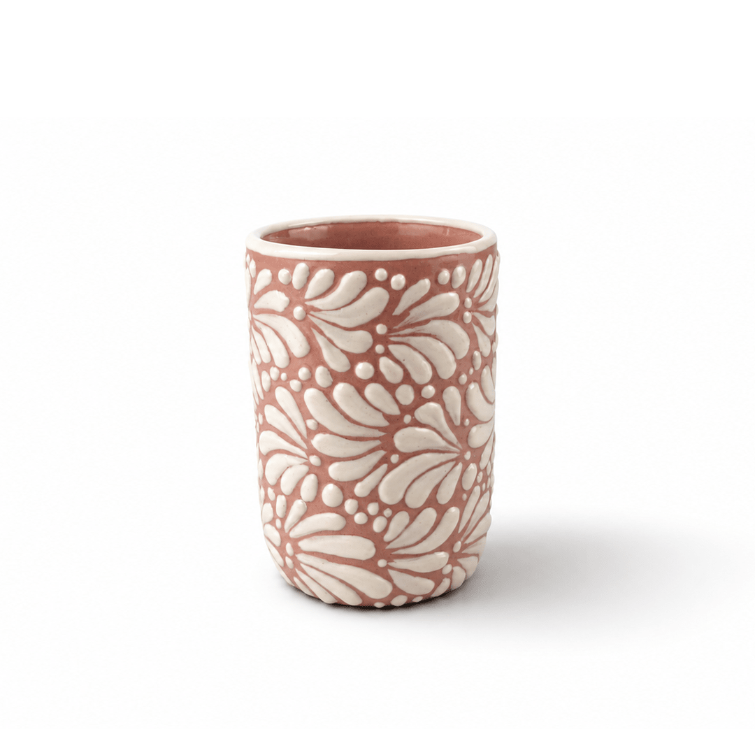 Flor de Talavera Tumbler - Modern Mexico