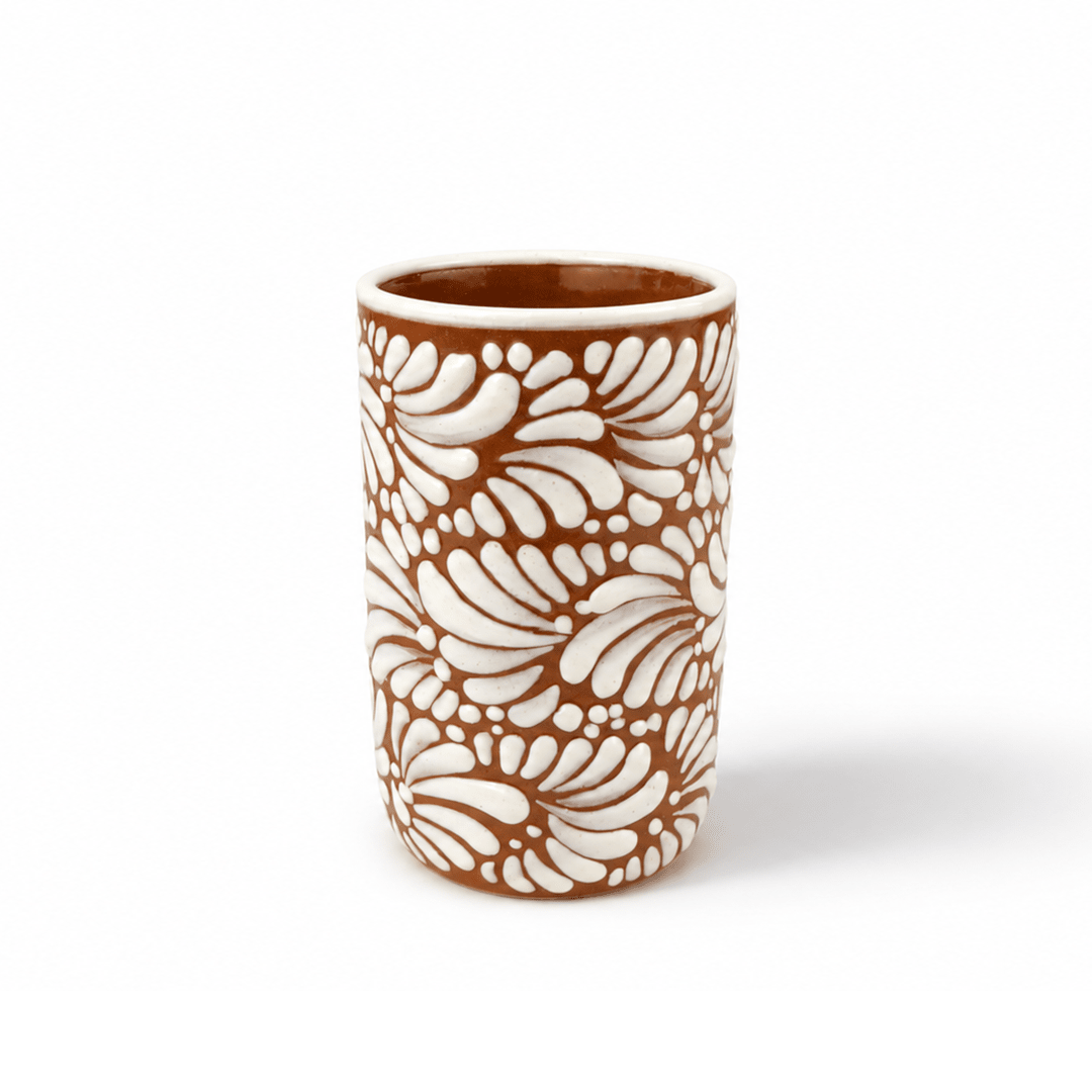 Flor de Talavera Tumbler - Modern Mexico