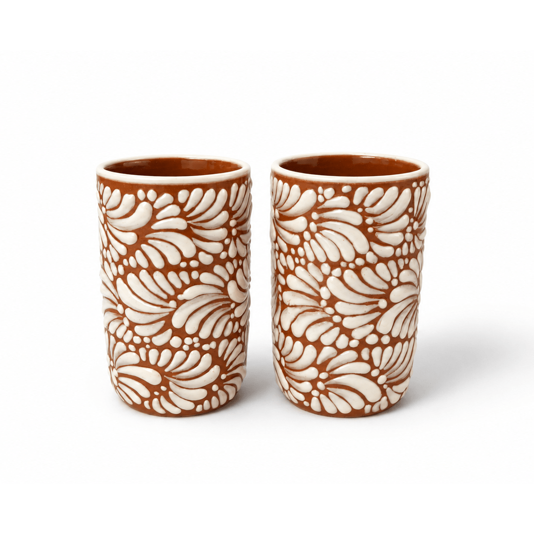Flor de Talavera Tumbler - Modern Mexico
