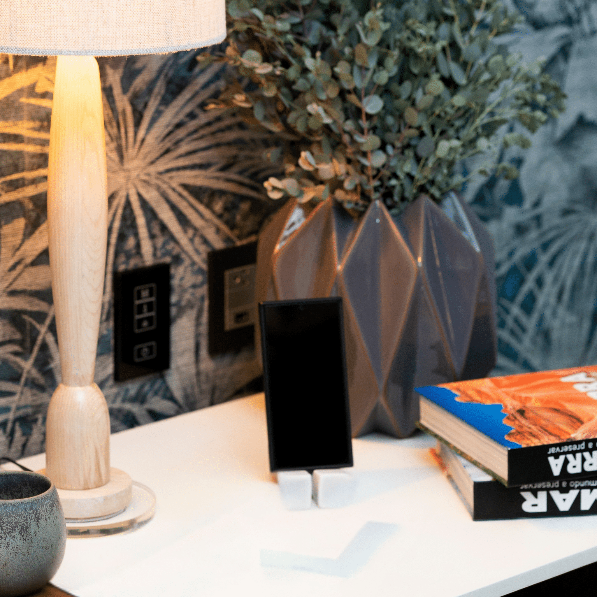 Rest and Recharge Marble Phone Stand - Modern Mexico