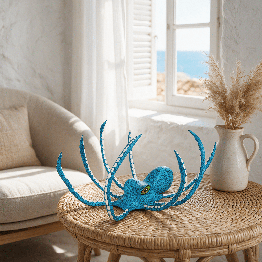 Sea Ink Alebrije – Squid - Modern Mexico